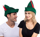 JOYIN Felt Robin Hood Hat with Feather - Classic Costume Accessory