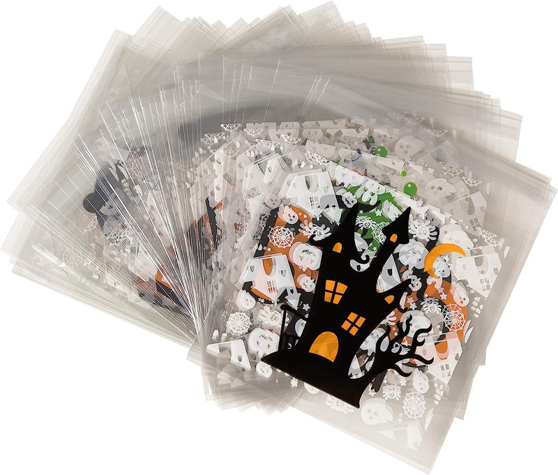 Cellophane Four-sided Treat Bags , 150 pcs