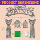 Tombstone Trunk or Treat Car Garage Decoration