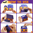 3D Halloween House Cardboard Treat Boxes