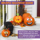 16 Foam Halloween Pumpkin Decorating Craft Kit