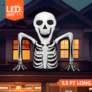 5.5FT Halloween Inflatable Skeleton Ground Breaker with LED Lights – Outdoor Yard, Lawn & Garden Decoration for Halloween