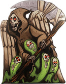 16.34" Grim Reaper Yard Stake Signs, 6 pack