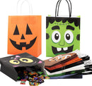 Halloween Colorful Bags with Handles, 24 Pcs