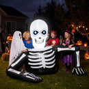 Halloween Skeleton Inflatable – 5.5 ft Animated LED Blow Up Yard Decor with LCD Eyes
