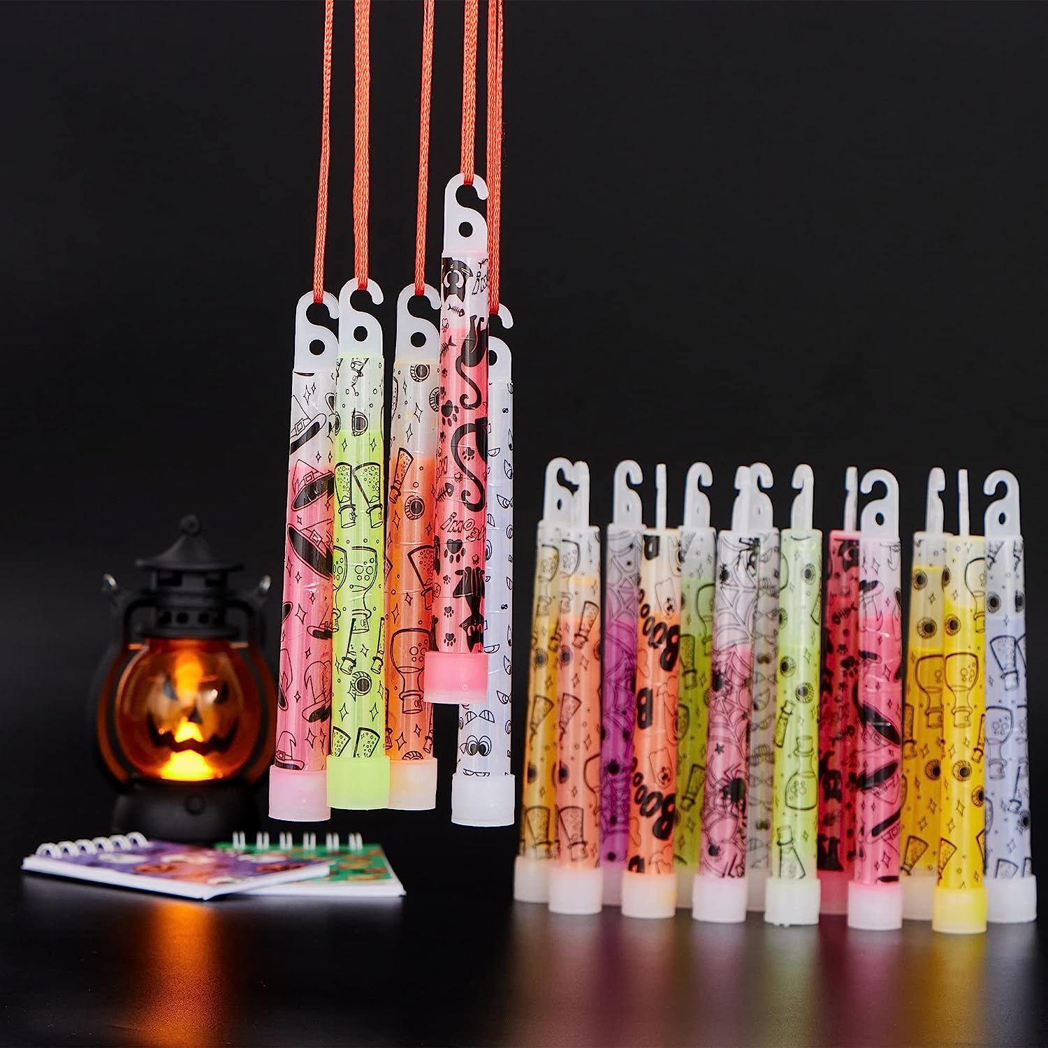 JOYIN | 18 Halloween Glow Sticks