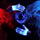 LED Cosplay Scary Mask And Gloves