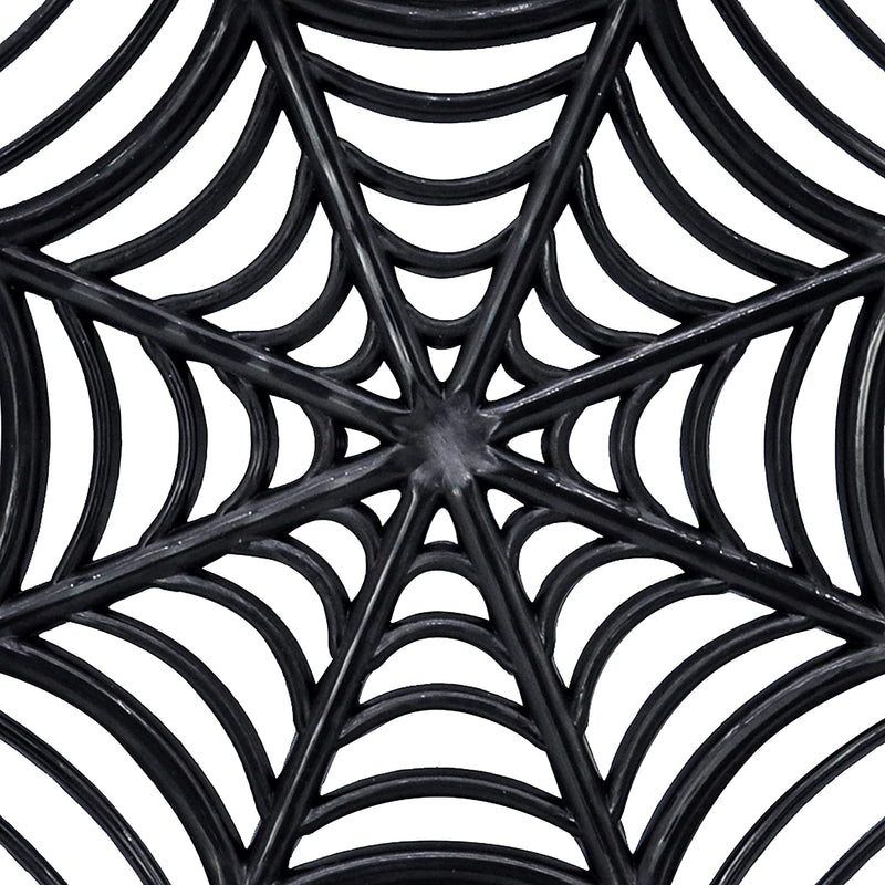 5 Halloween Spider Web Plastic Basket Bowls