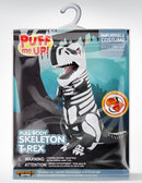 JOYIN LED Skeleton Dinosaur Costume - Adult Inflatable T-Rex Halloween Suit