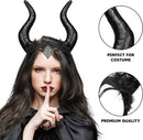 JOYIN Black Devil Horns Headband - Halloween Costume Accessory