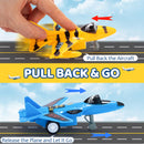 Pull Back Aircraft Toy Set, 16Pcs