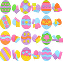 JOYIN Easter DIY Foam Magnet Set 24 Pack Easter Egg Hunt Basket Stuffers Art Activities
