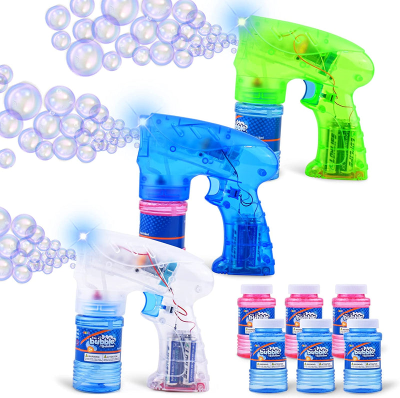 SLOOSH - Bubble Guns Kit with 6 Bubble Solutions