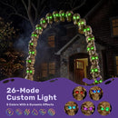 JOYIN 7.2 FT RGB Skull Archway - LED Halloween Outdoor Decoration