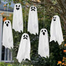 6 Pcs Halloween Decorations Hanging Ghosts Outdoor