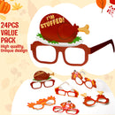 JOYIN Thanksgiving Glass Frames, 24 Pack