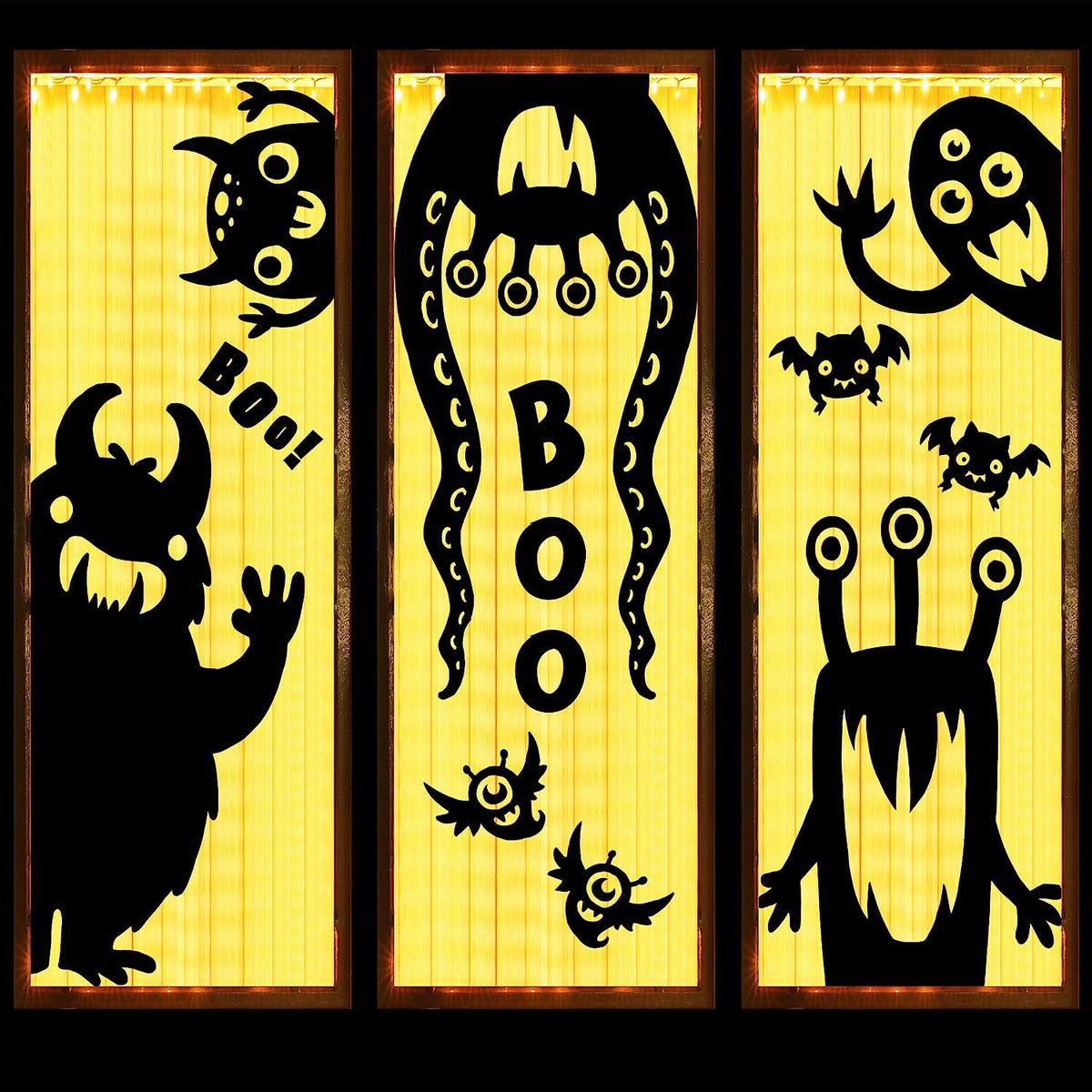 monsters inc halloween decorations Halloween Window Clings ( Monster)