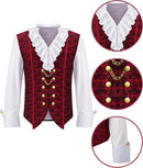 JOYIN Men's Vampire Costume with Cape - Dracula Halloween Outfit