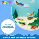 72Pcs Airplane Gliders Party Favors with Individual Bags