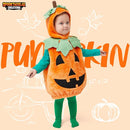 JOYIN Baby Pumpkin Costume with Green Leaves - Toddler Halloween Outfit
