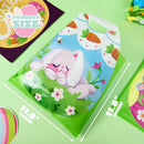 JOYIN 48 Pack Easter Drawstring PE Bags Bunny & Chick Easter Treat Bags for Kids Party Supplies