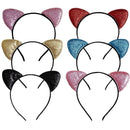Cat Ear Headbands, 6 Pcs
