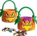 Plush Halloween Goodie Gift Bucket, 2 Pcs