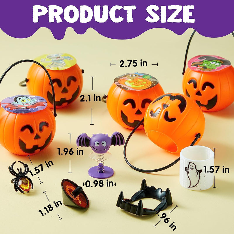Prepack Novelty Toy Set With Pumpkin Bucket