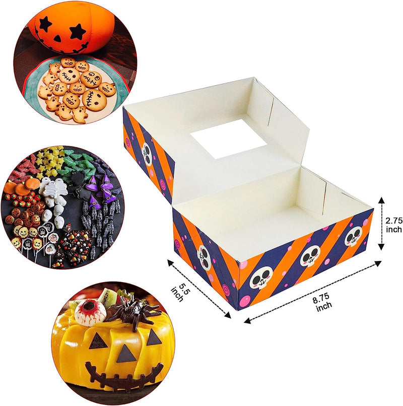 Treat Boxes with Clear Window, 24 Pcs