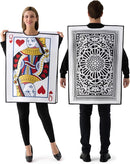 JOYIN 2 PCS King & Queen Playing Card Costume - Adult Couple Halloween Set
