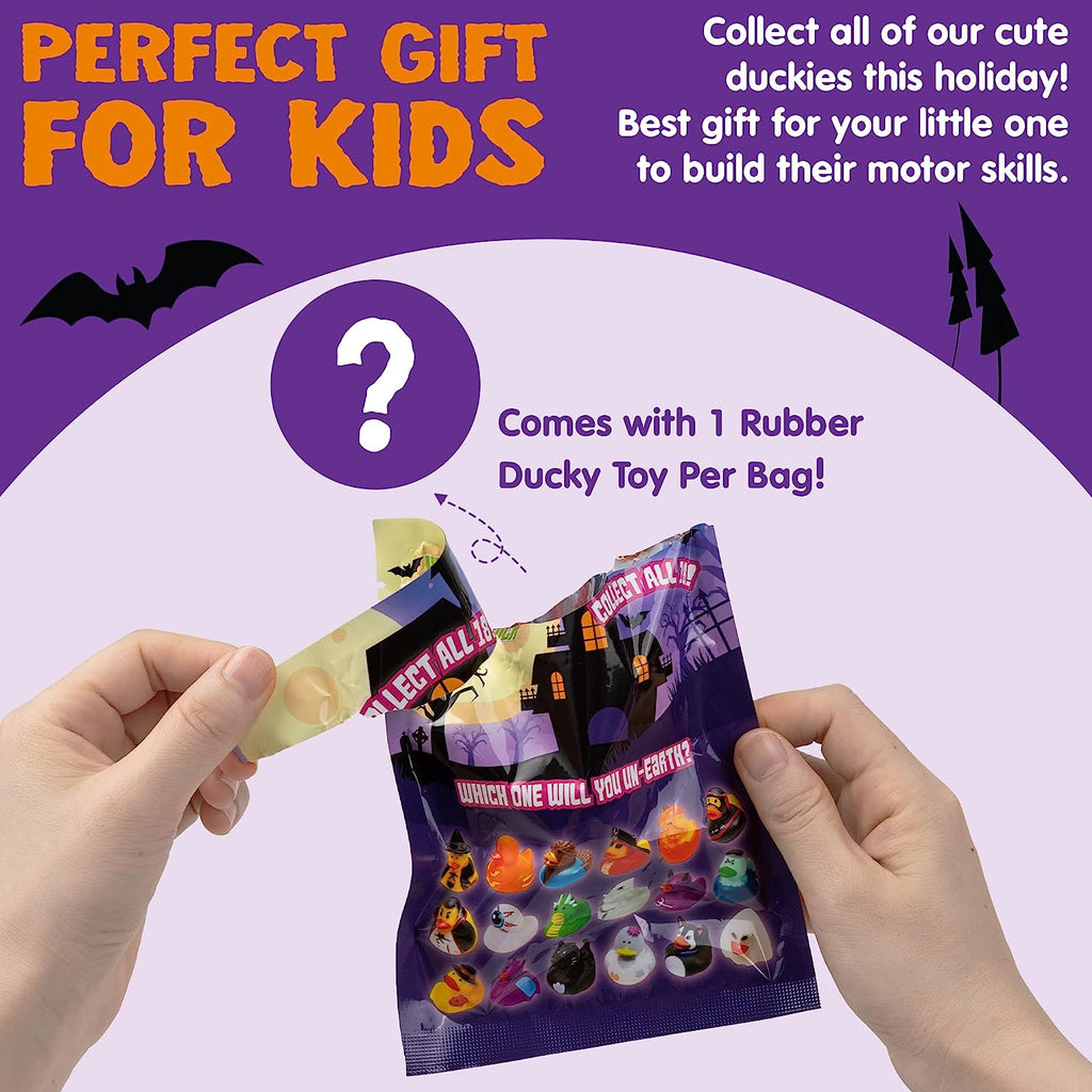 JOYIN | Blind Bag Halloween Rubber Duck 18 Pcs