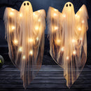 2 Pcs 35.5” Halloween Light up Hanging Ghost