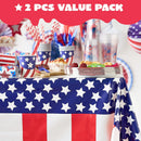 3Pcs July 4th Table Cover Tablecloths