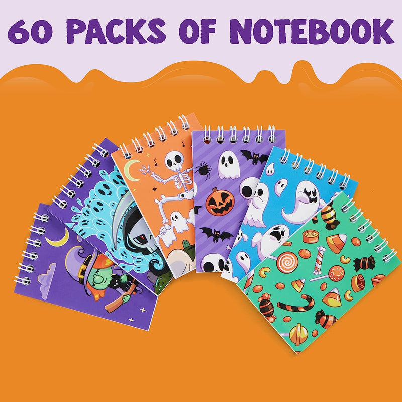 Halloween Spooky Notepad Set 60 Pack