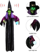 78in Halloween Hanging Witch with Magic Ball