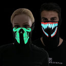 Halloween Monster Light-up Mask, 2 Pack