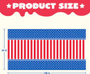 2Pcs July 4th Table Covers Tablecloths