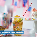 72Pcs July 4th Patriotic Plastic Cups