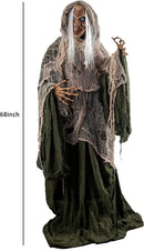 68in Standing Animated Witch Decoration