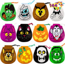 Plastic Trick or Treat Bags, 144 Pack