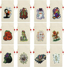 Drawstring Canvas Bags, 12 Pcs