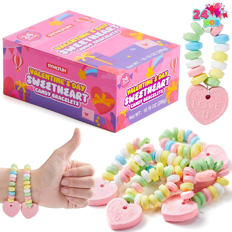 24PCS Candy Bracelets