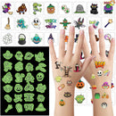 JOYIN 306 PCS Halloween Glow Temporary Tattoos - 42 Designs for Kids