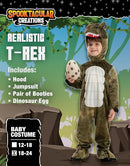JOYIN Realistic T-Rex Dinosaur Jumpsuit - Halloween Costume with Egg