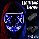 LED Cosplay Scary Mask And Gloves