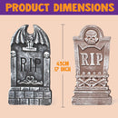 5-pack Realistic Foam Tombstones And Stands