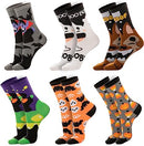 6-Pack Halloween Holiday Socks  for Women