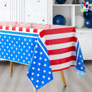 2Pcs July 4th Table Covers Tablecloths