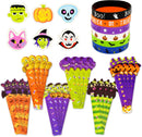 Prefilled Goody Bags With Halloween Gift Tag, 12 Pack