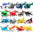 Pull Back Aircraft Toy Set, 16Pcs
